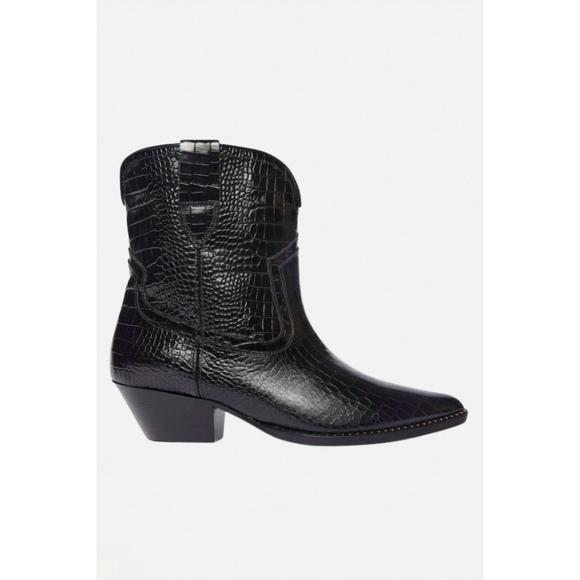 FREDA SALVADOR Shoes - NEW FREDA SALVADOR women's mazzy croc boot in black